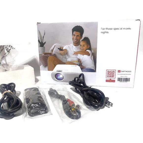 Dartwood Premium Portable Home Projector New in Box Wassenstein - Picture 2 of 13